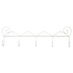 Knagerække m/5 knager (hvid)