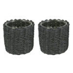 Skjuler flettet papirgarn (Indigo)