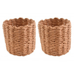 Skjuler flettet papirgarn (Lysbrun)