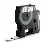 Dymo D1 45013 original labeltape 12 mm sort på hvid 7 meter