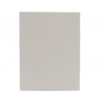 Elastikmappe QLine A4 karton Hvid