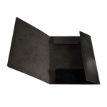 Elastikmappe BNT A4 karton sort 107003 - Image 2