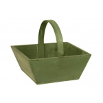 Kurv m/hank lille grøn