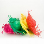 Stråhat palmeblad ass. farver TILBUD