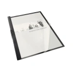 Esselte Vivida universalmappe A4 sort med metalklemme
