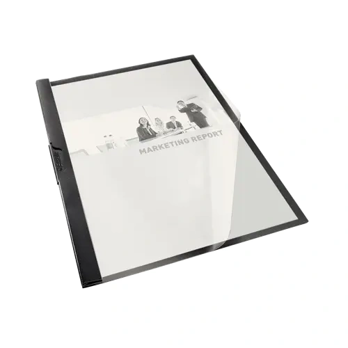 Esselte Vivida universalmappe A4 sort med metalklemme