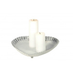 Lysbakke (hjerteform) zink