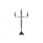 Lysestage høj 3-armet (alu)