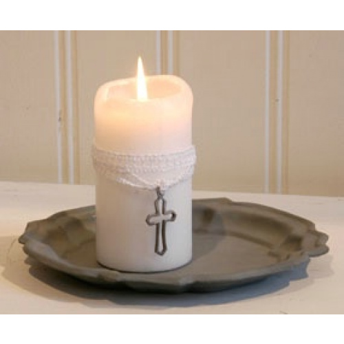 Lysbakke zink Ø20 cm.