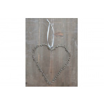 Hjerte til ophæng m/bjælder (stor)