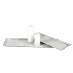 Lysbakke aflang (hvid)