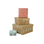 Æske sæt á 4 stk (stor)