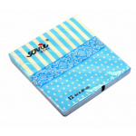 Serviet textil Sovie Lindclass 40×40 cm. Pk/12 stk. 628018 Aquablå