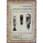 Metalskilt "Le Television" TILBUD