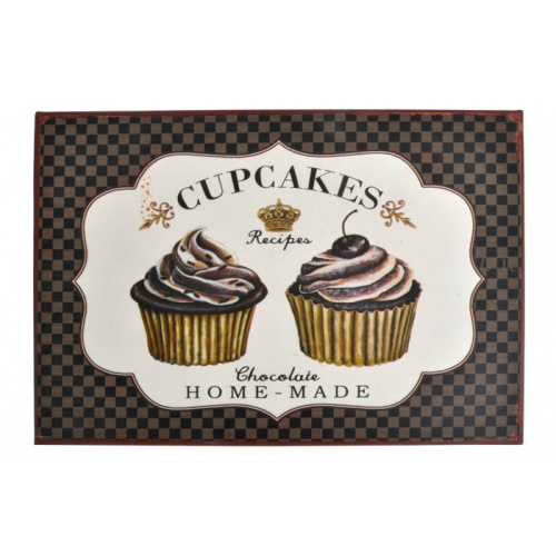 Metalskilt “Cupcakes”