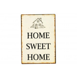 Metalskilt "Home Sweet Home"