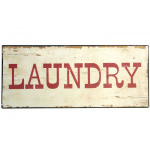 Metalskilt "LAUNDRY"