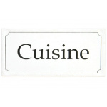 Metalskilt "Cuisine"