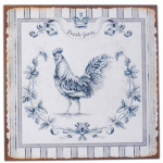 Metalskilt "Fresh Farm" (Høne)