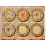 Metalskilt "Tallerkner" TILBUD