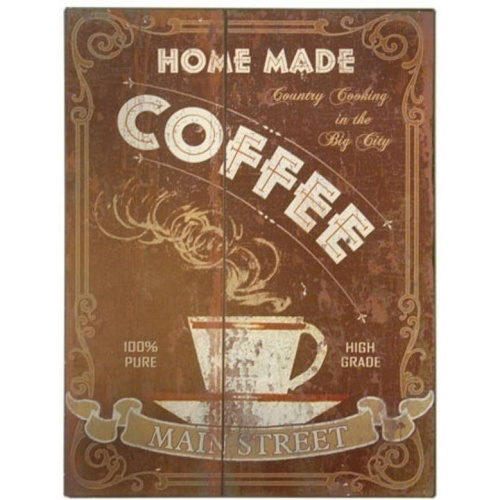 Metalskilt “HOME MADE COFFEE”