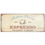 Metalskilt "Espresso"