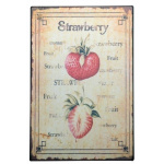 Metalskilt "Strawberry" (102)