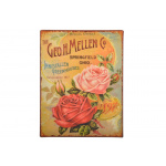 Metalskilt "Roser" (120)