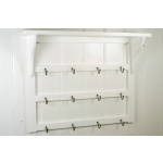 Væghylde m/12 knager