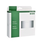 Navneskilt BNT 40x75 mm. m/sikkerhedsbål (50 stk.)