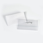 Navneskilte 60x100 mm. hård plast (10 stk.)