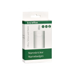 Navneskilt t/ID-kort 90x60 mm. stående blød plast (10 stk) - Image 2