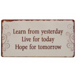 Magnet "Learn from yesterday"
