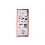 Metalskilt "Five star kitchen" (142)