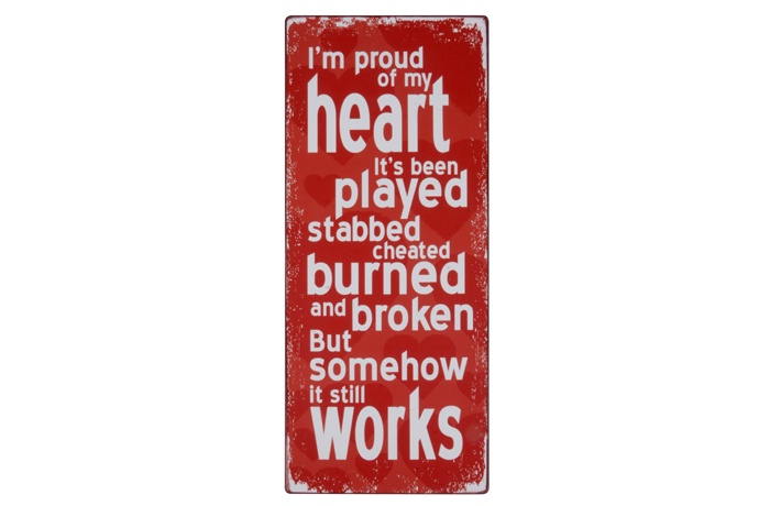Metalskilt “I’m proud of my…” Metalskilt "I'm proud of my..." - Image 1