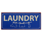 Metalskilt "LAUNDRY"