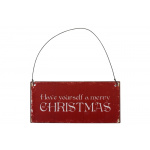 Metalskilt "Have yourself a merry Christmas"