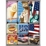Magnet sæt "American Life"