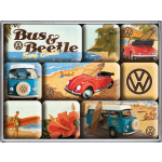 Magnet sæt "VW Beach"