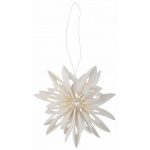 Stjerne med afrundede hjørner, hvid papir