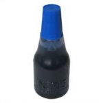 Stempelfarve 25 ml. blå