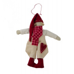 Nisse i lærredsbukser H:24 cm.