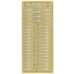 Stickers Decorstix "Bryllup" Guld