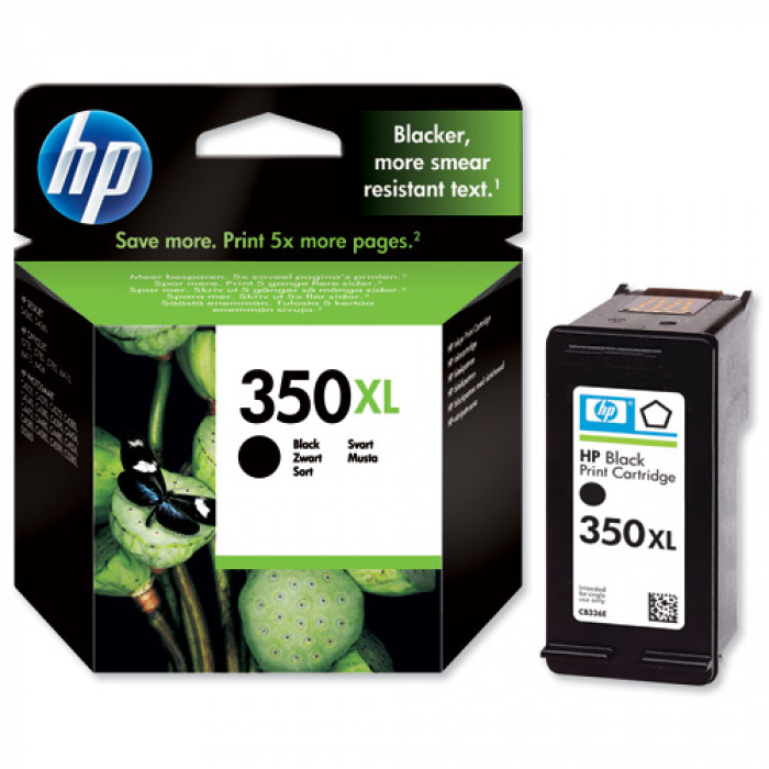 Blækpatron HP 350 XL sort (1.000 sider) - Image 1