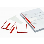 B-Binders 80 mm. BNT arkiv-clip rød (20 stk.)