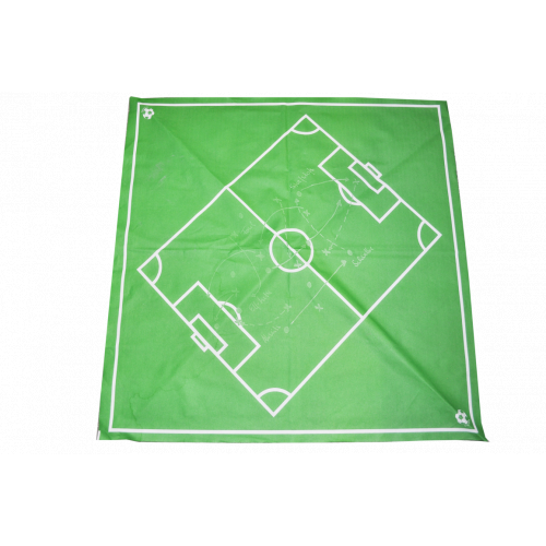 Dækkedug fodboldbane tekstil 80×80 cm. Grøn