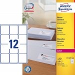 Etiket Avery t/Laser 63,5x72 mm. Æske/100 ark. L7164