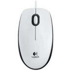 Logitech Mus M100 m/ledning hvid