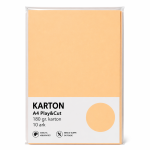 Karton A4 180 gr. 10 ark Sandbrun