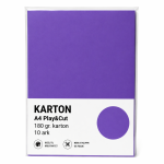 Karton A4 180 gr. 10 ark Lilla